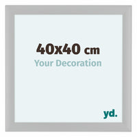 Como MDF Marco De Fotos 40x40cm Blanco Mate Parte Delantera Tamano | Yourdecoration.es