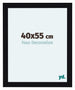 Como MDF Marco De Fotos 40x55cm Negro Muy Brillante Parte Delantera Tamano | Yourdecoration.es