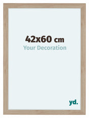 Como MDF Marco De Fotos 42x60cm Roble Claro Parte Delantera Tamano | Yourdecoration.es