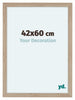 Como MDF Marco De Fotos 42x60cm Roble Claro Parte Delantera Tamano | Yourdecoration.es