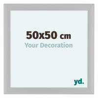 Como MDF Marco De Fotos 50x50cm Blanco Mate Parte Delantera Tamano | Yourdecoration.es