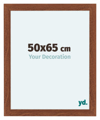 Como MDF Marco De Fotos 50x65cm Nogal Parte Delantera Tamano | Yourdecoration.es