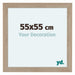 Como MDF Marco De Fotos 55x55cm Roble Claro Parte Delantera Tamano | Yourdecoration.es