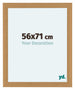Como MDF Marco De Fotos 56x71cm Haya Parte Delantera Tamano | Yourdecoration.es