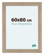 Como MDF Marco De Fotos 60x80cm Roble Claro Parte Delantera Tamano | Yourdecoration.es