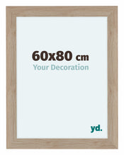 Como MDF Marco De Fotos 60x80cm Roble Claro Parte Delantera Tamano | Yourdecoration.es