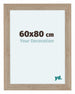 Como MDF Marco De Fotos 60x80cm Roble Claro Parte Delantera Tamano | Yourdecoration.es