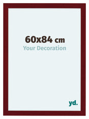 Como MDF Marco De Fotos 60x84cm Vino Tinto Barrido Parte Delantera Tamano | Yourdecoration.es