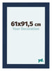 Como MDF Marco De Fotos 61x91 5cm Azul Oscuro Barrido Parte Delantera Tamano | Yourdecoration.es