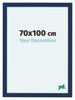 Como MDF Marco De Fotos 70x100cm Azul Oscuro Barrido Parte Delantera Tamano | Yourdecoration.es