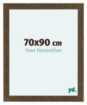 Como MDF Marco De Fotos 70x90cm Dorado Antiguo Parte Delantera Tamano | Yourdecoration.es