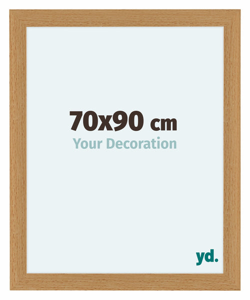 Como MDF Marco De Fotos 70x90cm Haya Parte Delantera Tamano | Yourdecoration.es