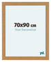 Como MDF Marco De Fotos 70x90cm Haya Parte Delantera Tamano | Yourdecoration.es