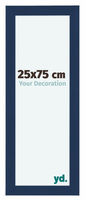 Como MDF Marco de Fotos 25x75cm Azul Oscuro Barrido Delantera Tamano | Yourdecoration.es