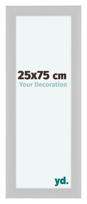 Como MDF Marco de Fotos 25x75cm Blanco Mate Delantera Tamano | Yourdecoration.es