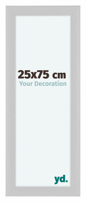 Como MDF Marco de Fotos 25x75cm Blanco Muy Brillante Delantera Tamano | Yourdecoration.es