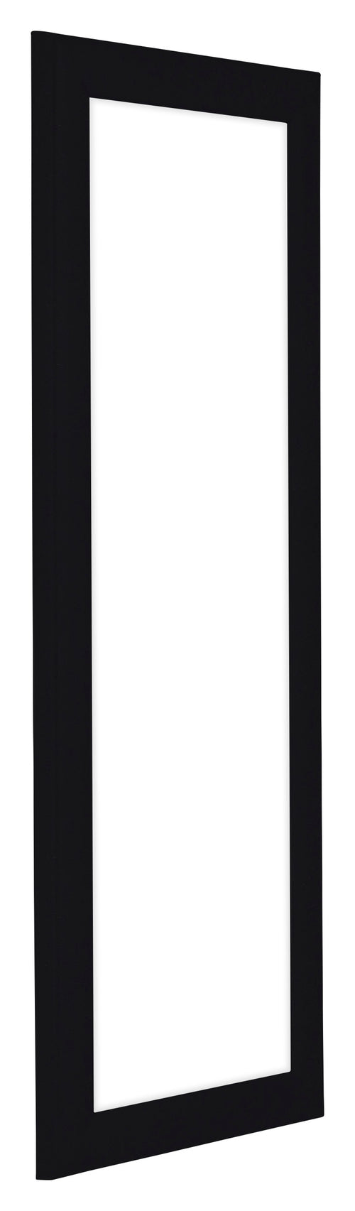 Como MDF Marco de Fotos 25x75cm Negro Muy Brillante Delantera Oblicuo | Yourdecoration.es