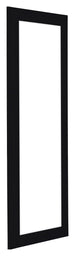Como MDF Marco de Fotos 25x75cm Negro Muy Brillante Delantera Oblicuo | Yourdecoration.es