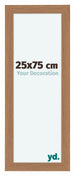 Como MDF Marco de Fotos 25x75cm Nogal Claro Delantera Tamano | Yourdecoration.es