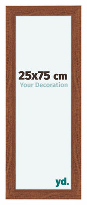 Como MDF Marco de Fotos 25x75cm Nogal Delantera Tamano | Yourdecoration.es