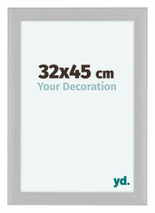 Como MDF Marco de Fotos 32x45cm Blanco Muy Brillante Delantera Tamano | Yourdecoration.es