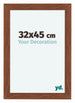 Como MDF Marco de Fotos 32x45cm Nogal Delantera Tamano | Yourdecoration.es
