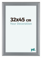 Como MDF Marco de Fotos 32x45cm Plateado Mate Delantera Tamano | Yourdecoration.es