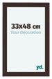 Como MDF Marco de Fotos 33x48cm Robel Donker Delantera Tamano | Yourdecoration.es