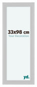 Como MDF Marco de Fotos 33x98cm Blanco Mate Delantera Tamano | Yourdecoration.es