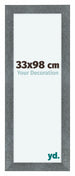 Como MDF Marco de Fotos 33x98cm Hierro Barrido Delantera Tamano | Yourdecoration.es