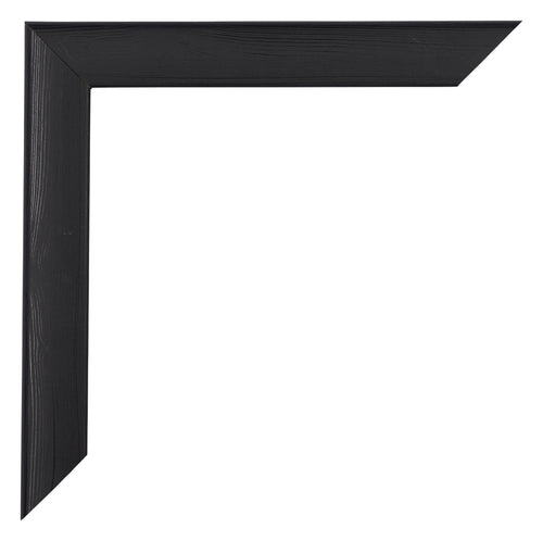 Como MDF Marco de Fotos 46x61cm Negro Grano de Madera Esquina | Yourdecoration.es