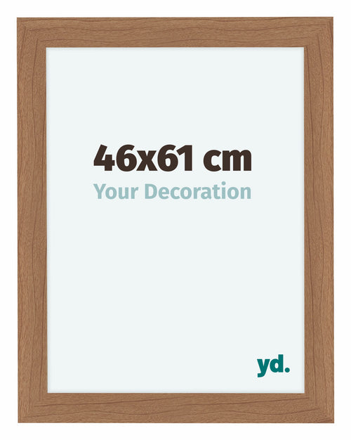 Como MDF Marco de Fotos 46x61cm Nogal Claro Delantera Tamano | Yourdecoration.es