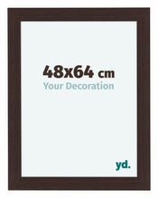 Como MDF Marco de Fotos 48x64cm Roble Oscuro Delantera Tamano | Yourdecoration.es