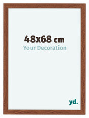 Como MDF Marco de Fotos 48x68cm Nogal Delantera Tamano | Yourdecoration.es