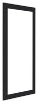 Como MDF Marco de Fotos 50x100cm Negro Grano de Madera Delantera Oblicuo | Yourdecoration.es