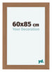 Como MDF Marco de Fotos 60x85cm Nogal Claro Delantera Tamano | Yourdecoration.es
