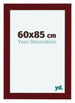 Como MDF Marco de Fotos 60x85cm Vino Tinto Barrido Delantera Tamano | Yourdecoration.es
