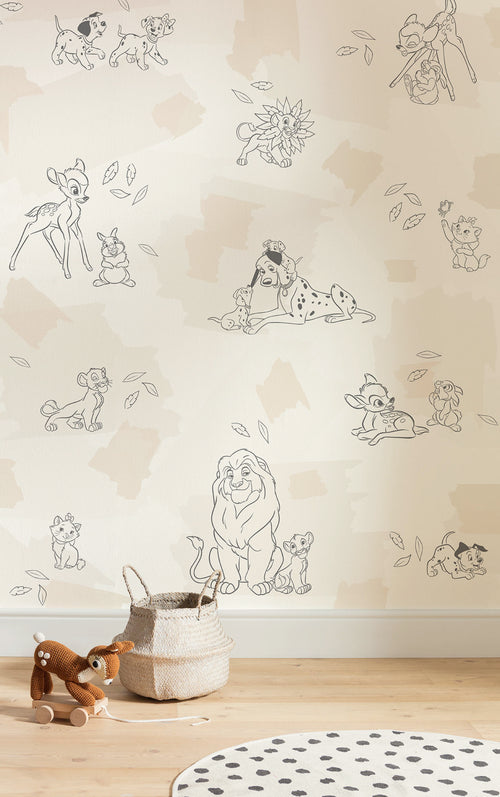 Disney Animals Interior Papel Pintado DX4 225 | Yourdecoration.es