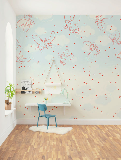 Disney Dumbo Clouds Interior Papel Pintado DX5 246 | Yourdecoration.es