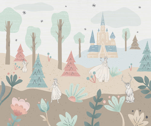 Disney Frozen Castle Playground Papel Pintado DX6 224 | Yourdecoration.es