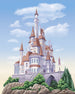 Disney Princess Belle Castle Papel Pintado DX4 229 | Yourdecoration.es