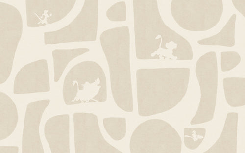 Disney The Lion King Animals and Shapes Papel Pintado DX8 218 | Yourdecoration.es