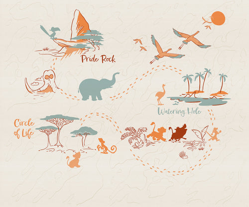 Disney The Lion King Circle of Life Papel Pintado DX6 214 | Yourdecoration.es