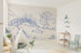 Disney Winnie the Pooh Blue Ink Interior Papel Pintado DX7 235 | Yourdecoration.es