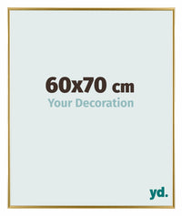 Evry Plástico Marco de Fotos 60x70cm Dorado Delantera Tamano | Yourdecoration.es
