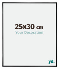 Evry Plastico Marco de Fotos 25x30cm Negro Mat Parte delantera Tamano | Yourdecoration.es