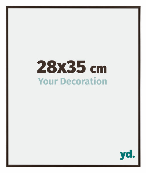 Evry Plastico Marco de Fotos 28x35cm Antracita Parte delantera Tamano | Yourdecoration.es