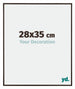 Evry Plastico Marco de Fotos 28x35cm Antracita Parte delantera Tamano | Yourdecoration.es