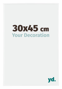 Evry Plastico Marco de Fotos 30x45cm Blanco muy brillante Parte delantera Tamano | Yourdecoration.es
