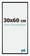 Evry Plastico Marco de Fotos 30x60cm Negro muy brillante Parte delantera Tamano | Yourdecoration.es